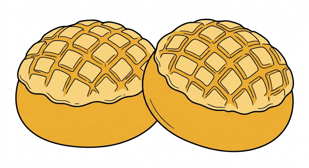 Pineapple Bun (菠萝包 — Bolo Bao)